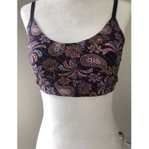 NWT Victoria’s Secret Black Paisley Bralette L